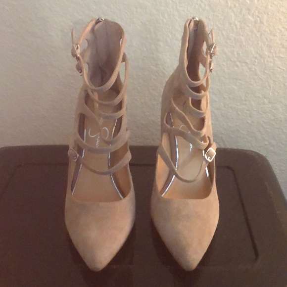 Jessica Simpson Cashmere Heels - Picture 2 of 3